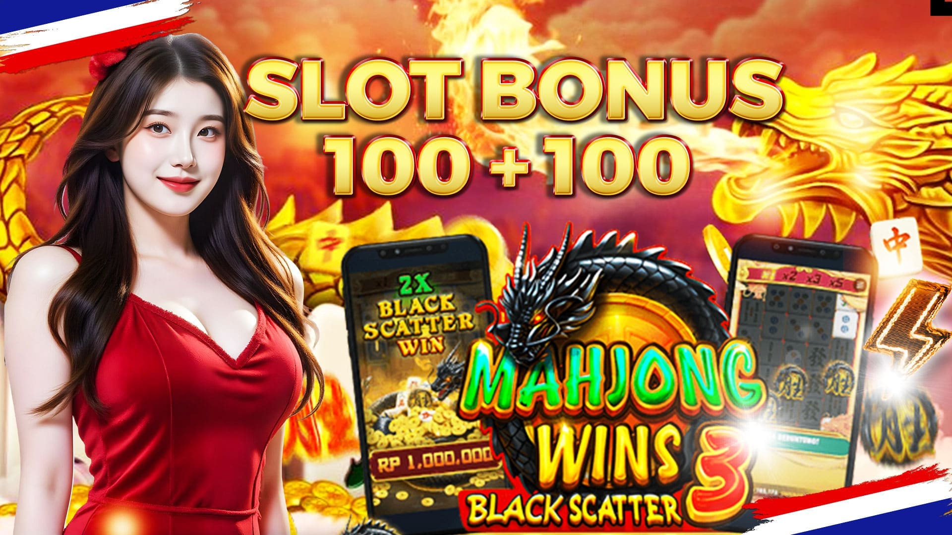 Banner Promo Slot Bonus 100%